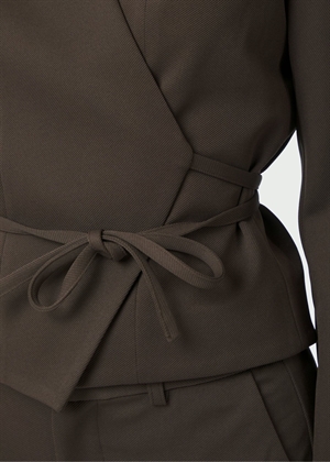 Simmi bluse Dark Brown Neo Noir 